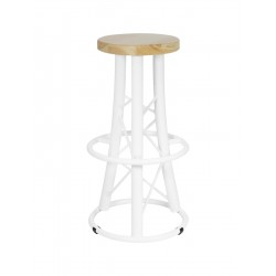 ALUTRUSS Bar Stool, curved...