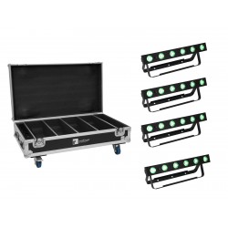 EUROLITE Set 4x AKKU Bar-6...