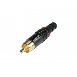 HICON RCA plug HI-CM06-RED