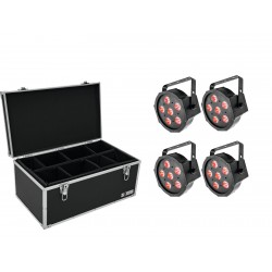 EUROLITE Set 4x LED SLS-6...