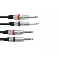 OMNITRONIC Jack cable 2x2...