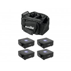 EUROLITE Set 4x AKKU Flat...