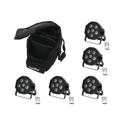 EUROLITE Set 5x LED SLS-6...