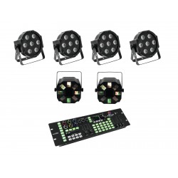 EUROLITE Set 4x LED SLS-7...