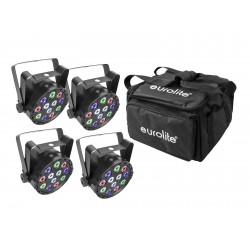EUROLITE Set 4x AKKU Mini...