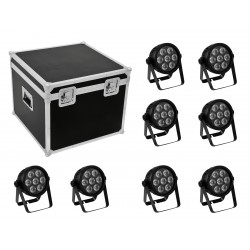 EUROLITE Set 8x LED 7C-7...