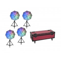 EUROLITE Set 4x LED...